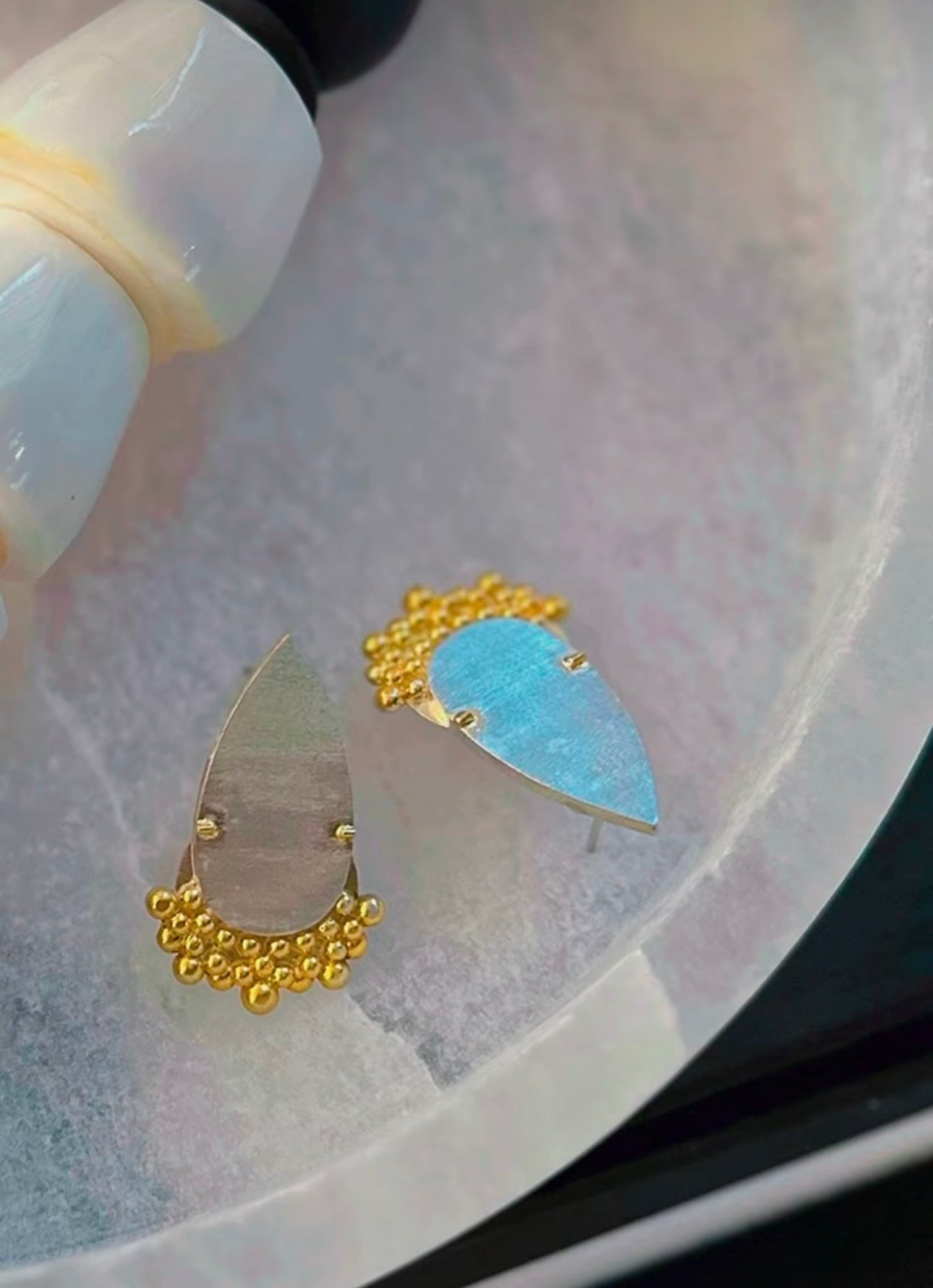 Silver Drizzle Earring