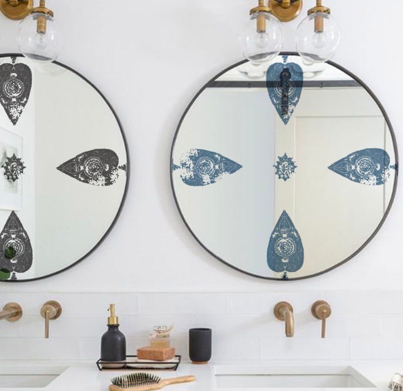 Leafy Serenity Mirror