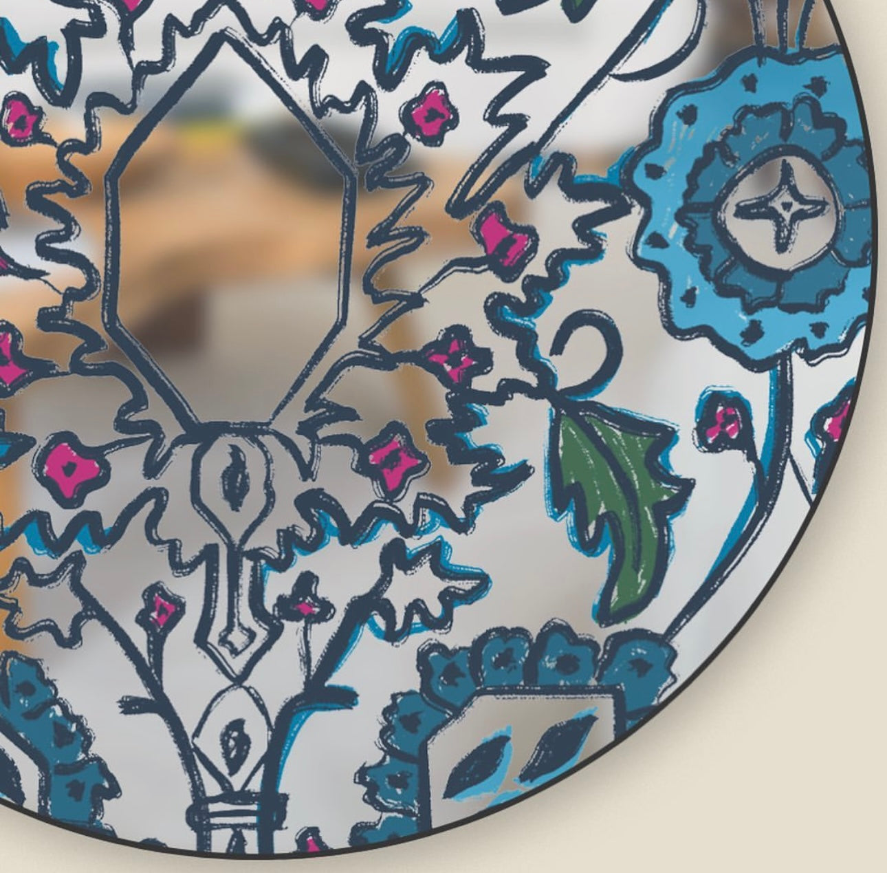 RugMirRound Mirror