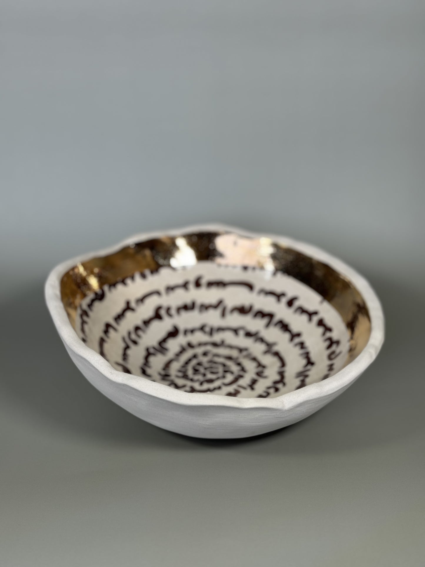 Gold Large Bowl