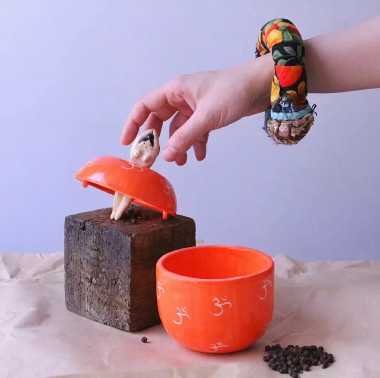 Miniature Women Jar