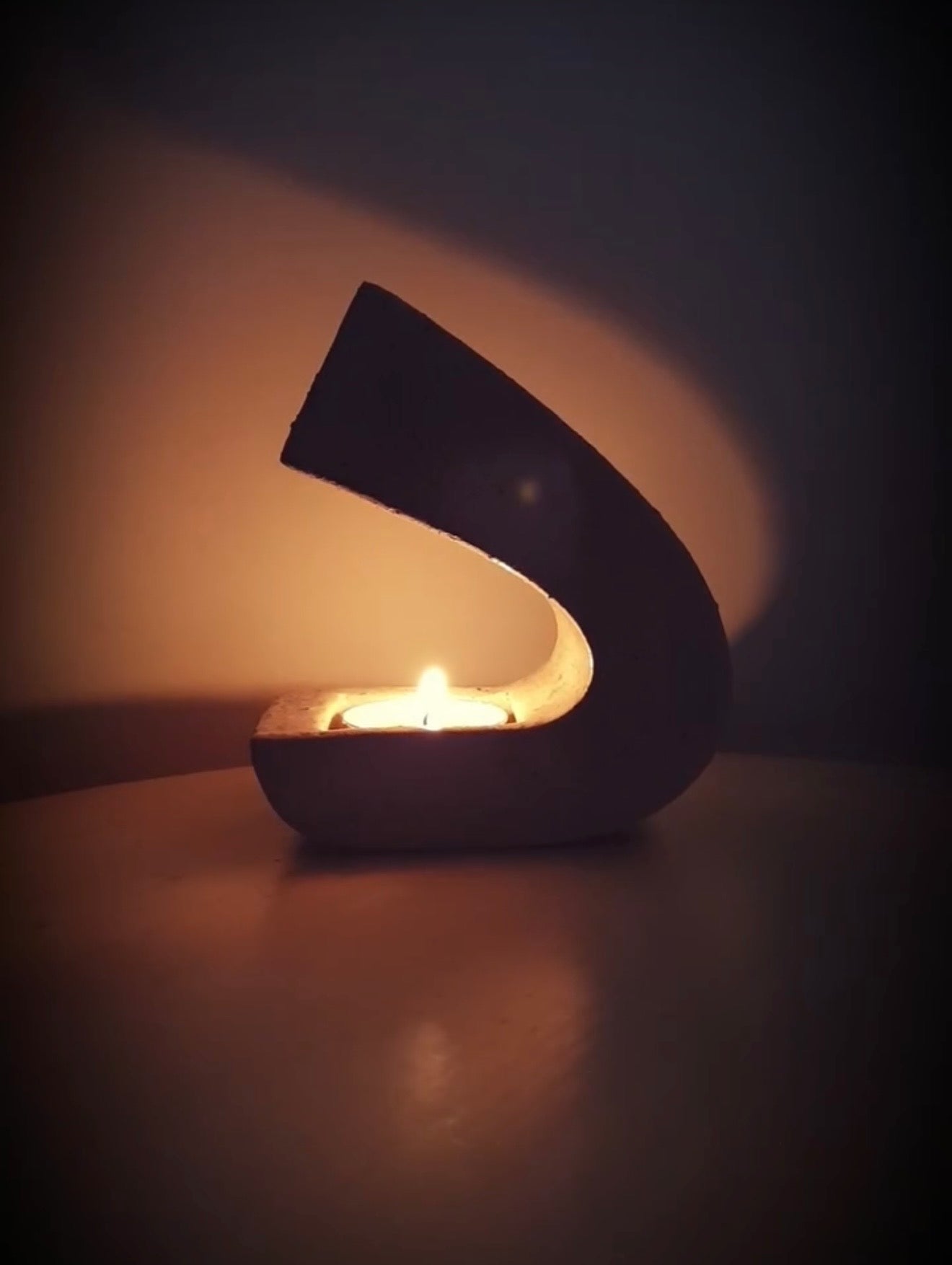 Letter-Shaped Candle holders