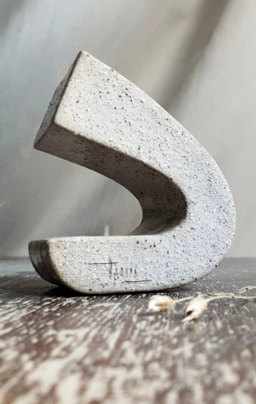 Letter-Shaped Candle holders