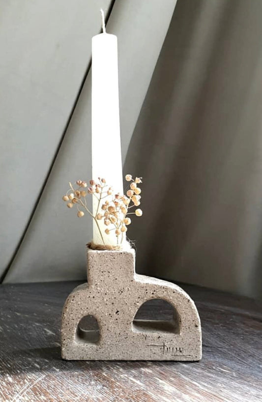 Letter-Shaped Candle holders