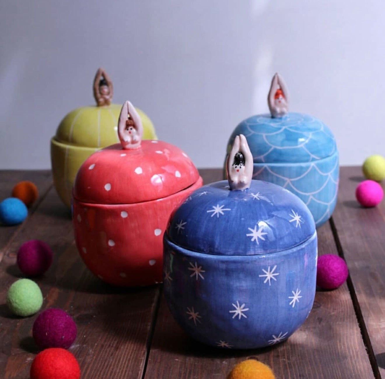 Miniature Women Jar