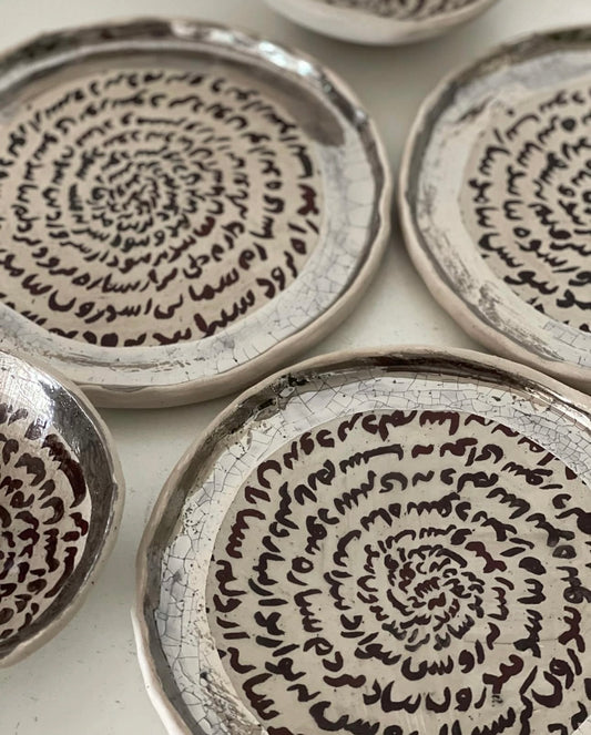 Silver Medium Plates