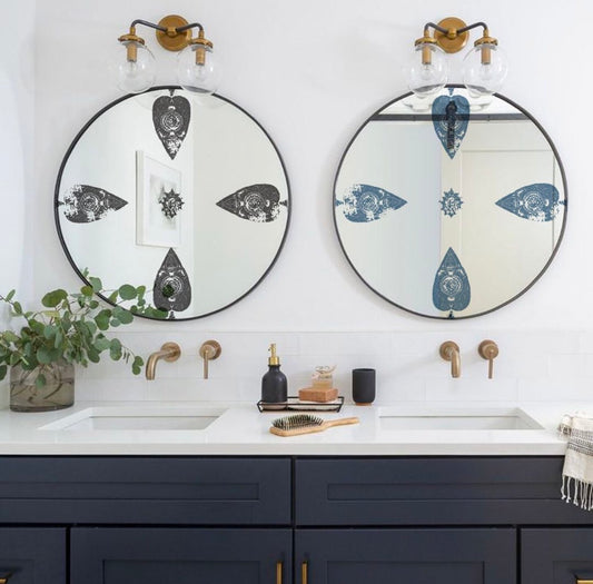 Leafy Serenity Mirror