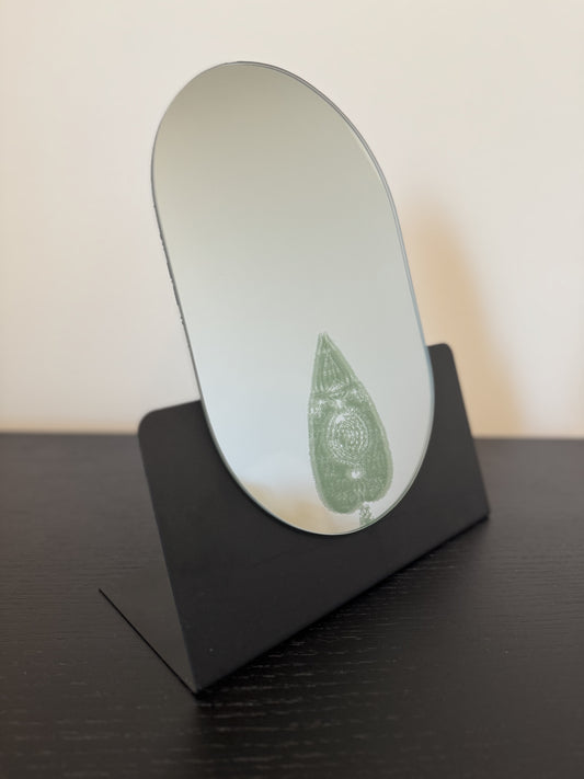 Green Elegant Reflections Mirror