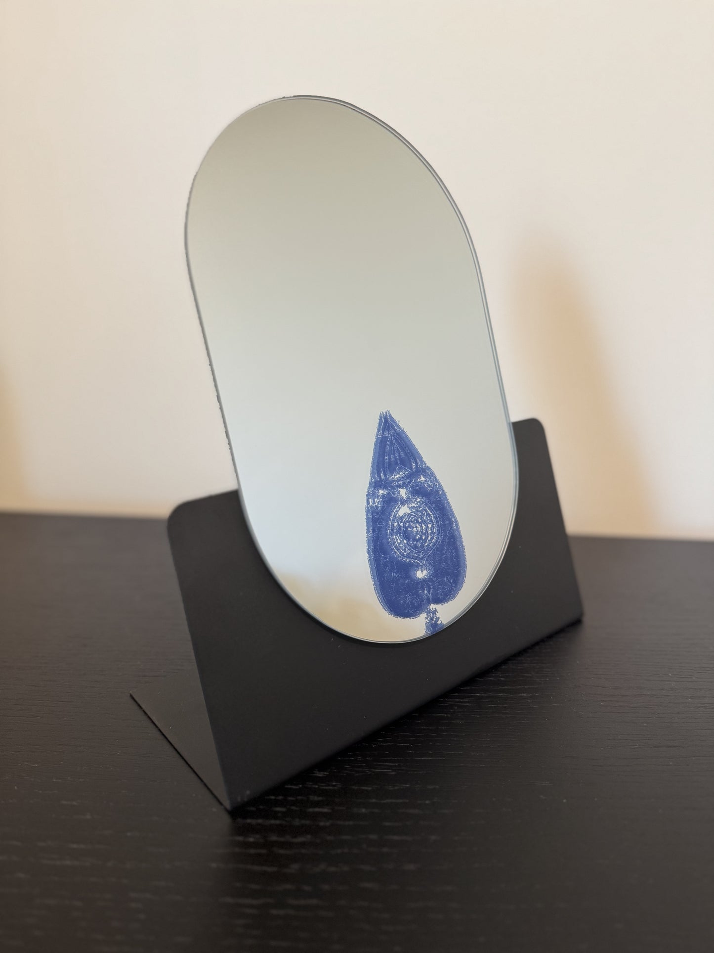 Blue Elegant Reflections Mirror
