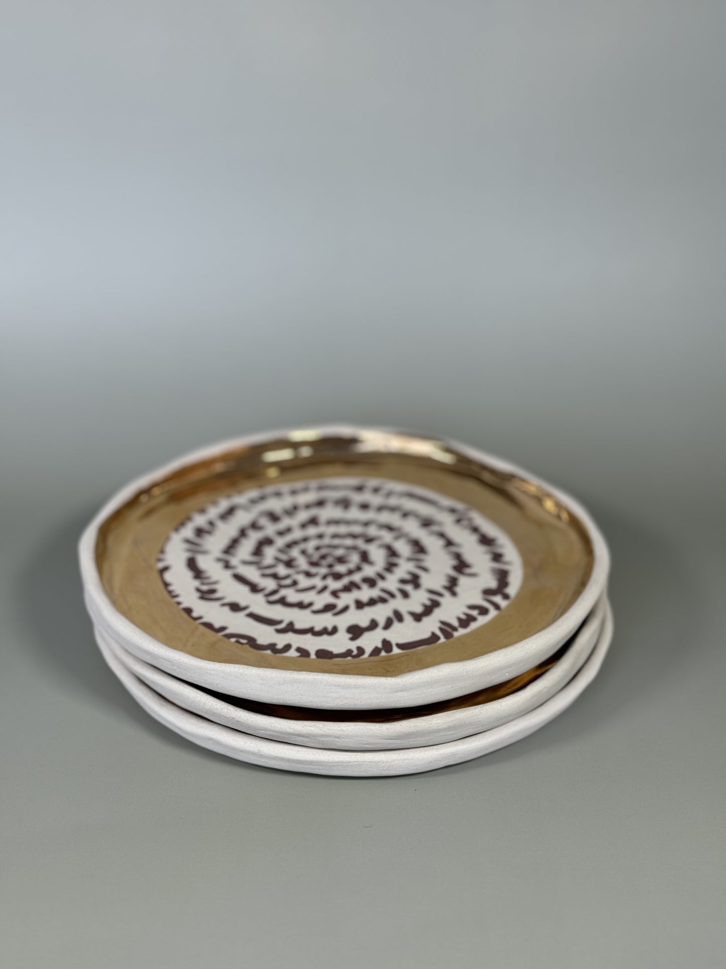 Gold Medium Plates